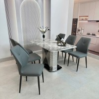 BỘ BÀN ĂN THẠCH ANH 81