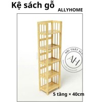 KỆ SÁCH 5 tầng 40cm