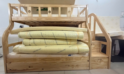 Giường tầng cho bé gái TPHCM cực dễ thương