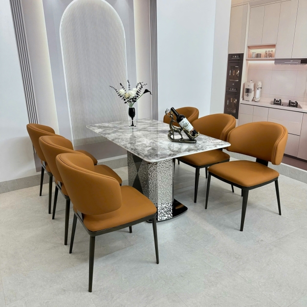 BỘ BÀN ĂN THẠCH ANH 21