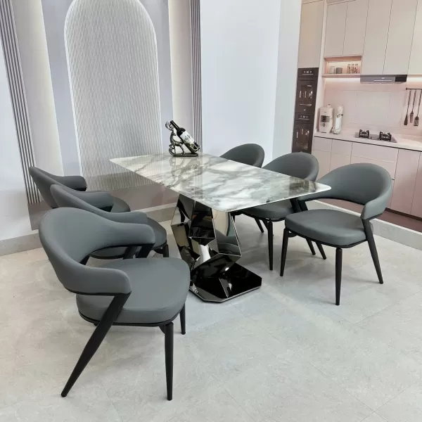 BỘ BÀN ĂN THẠCH ANH 51