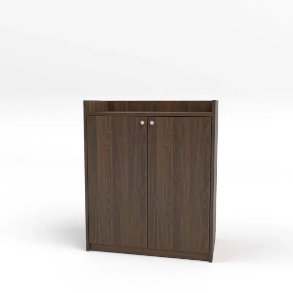 Tủ Giày Gỗ Ngang 70cm Nâu