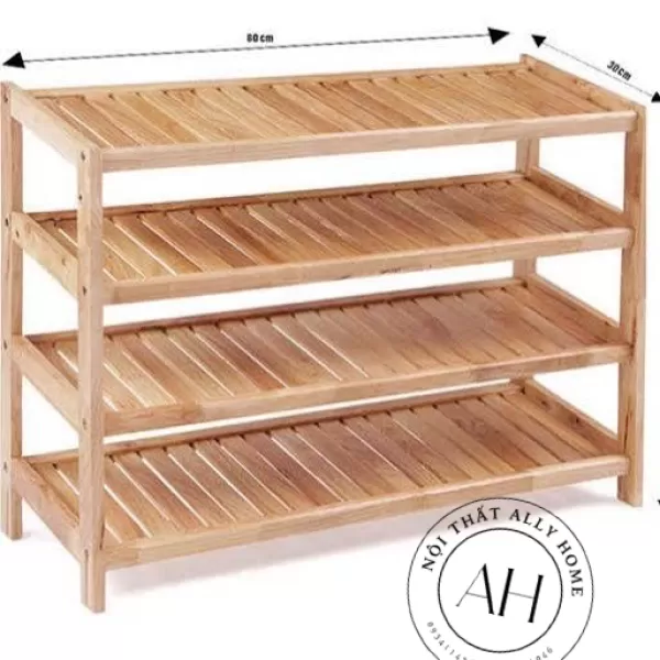 Kệ dép 4 tầng 80cm
