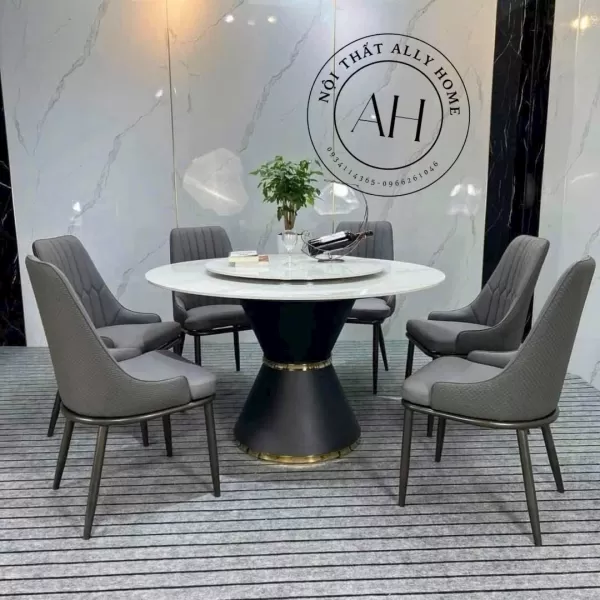 BÀN ĂN CERAMIC TRÒN T126