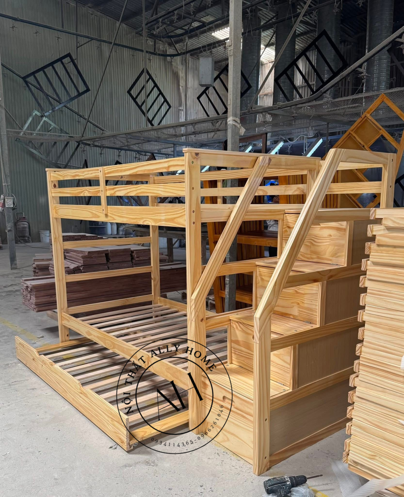 Giường 3 tầng AH165