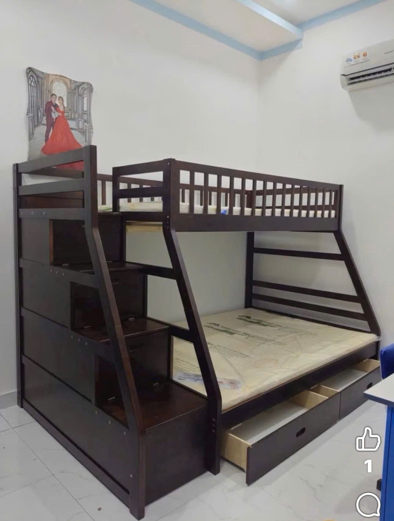 Giường Tầng AH192 Vàng