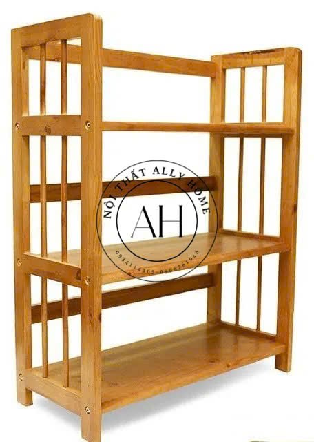 Kệ Sách 3 Tầng 90cm tự nhiên