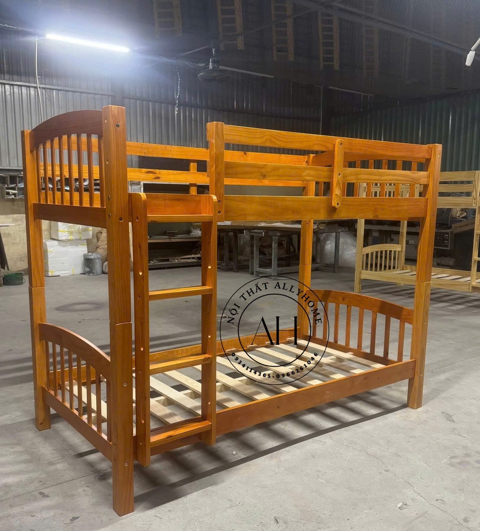 Giường 2 tầng AH025 Vàng