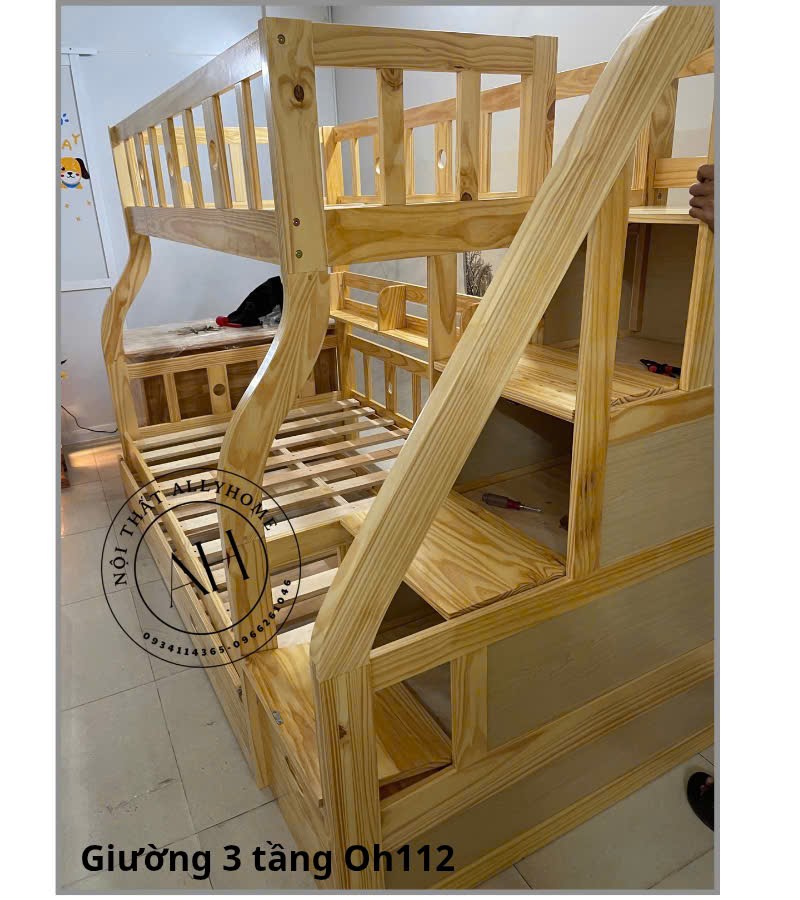 Giường 3 tầng OH112