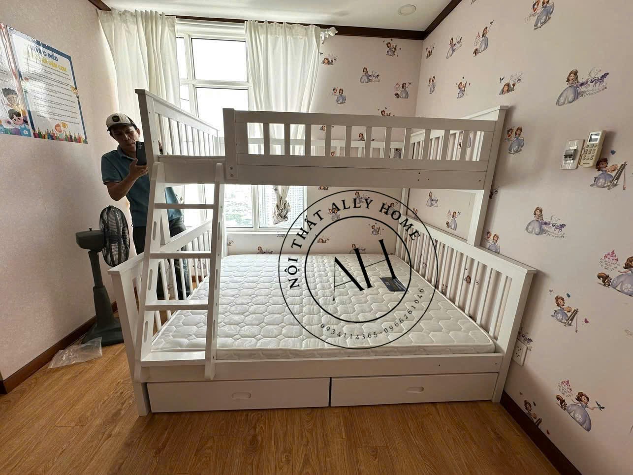 Giường Tầng AH068 1m,1m4