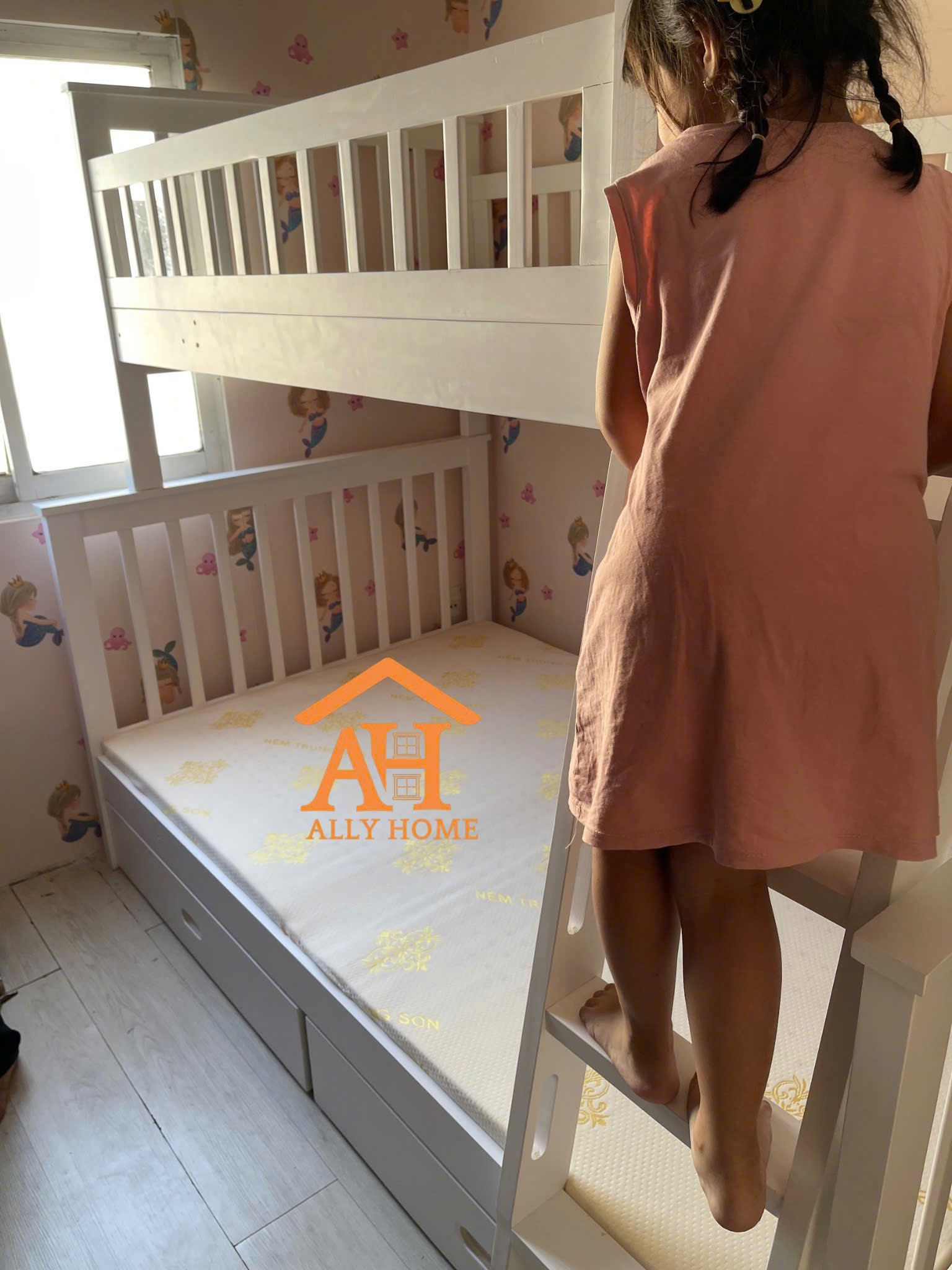 Giường Tầng AH118 1M/1M2