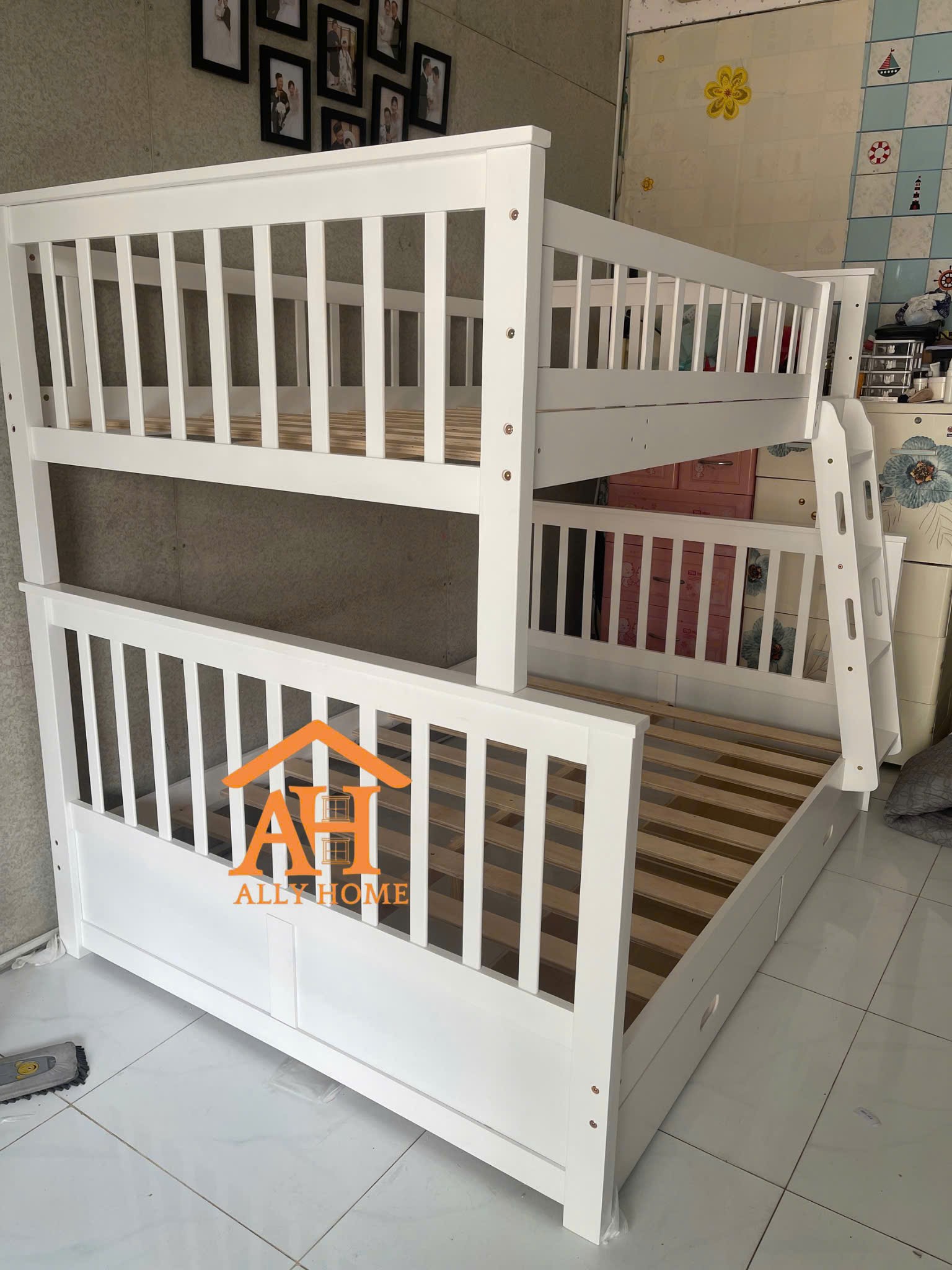 Giường Tầng AH168 m2/m4 Trắng
