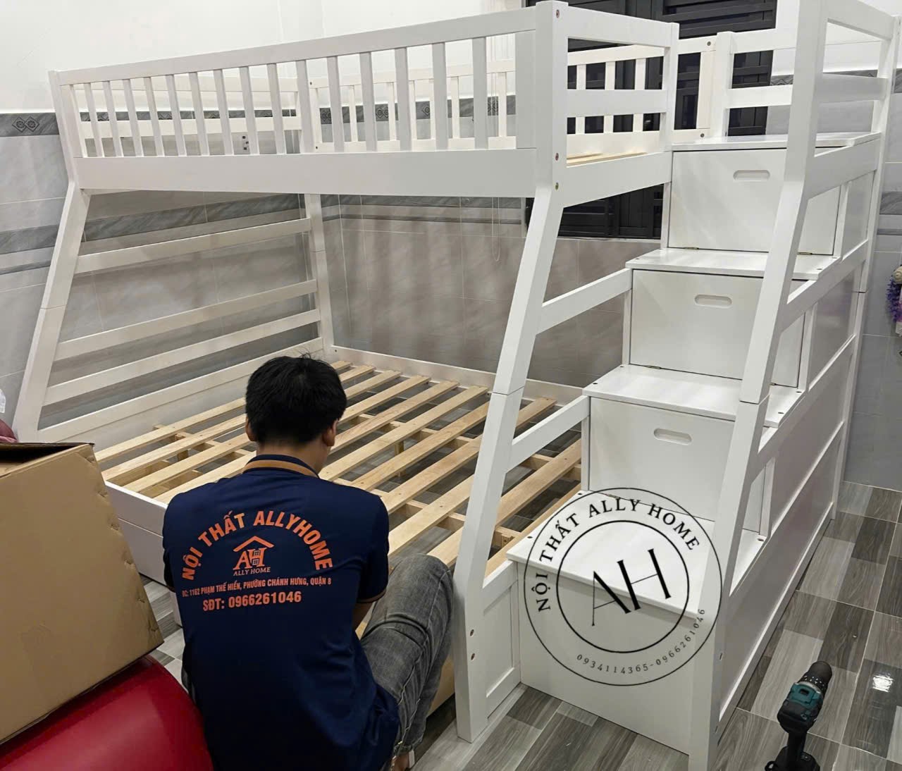 Giường tầng AH192 m2 m6