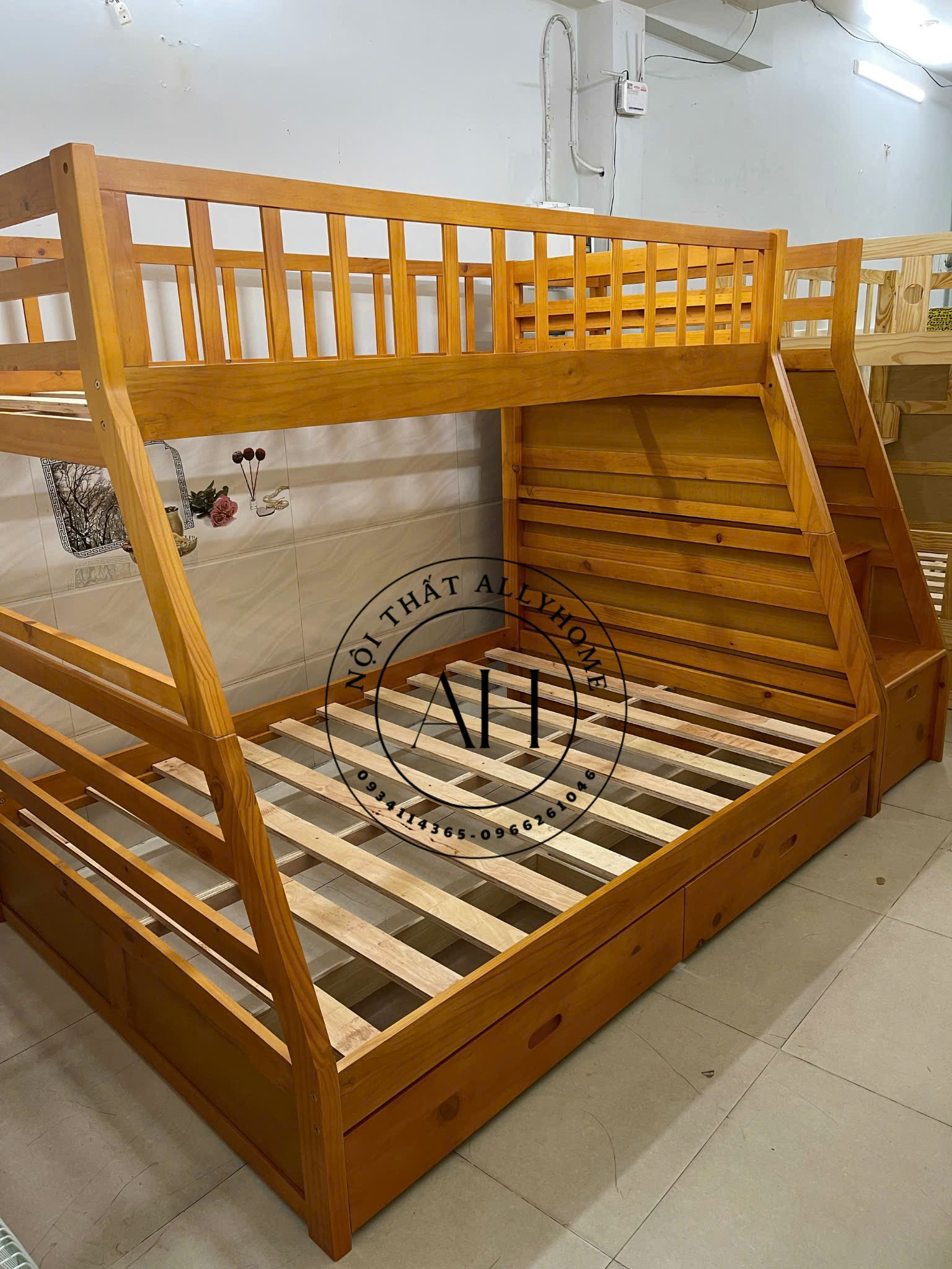 Giường tầng AH192 Vàng
