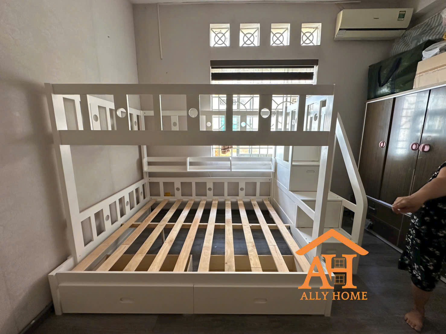 Giường Tầng Cao Cấp OH 1m4/1m6