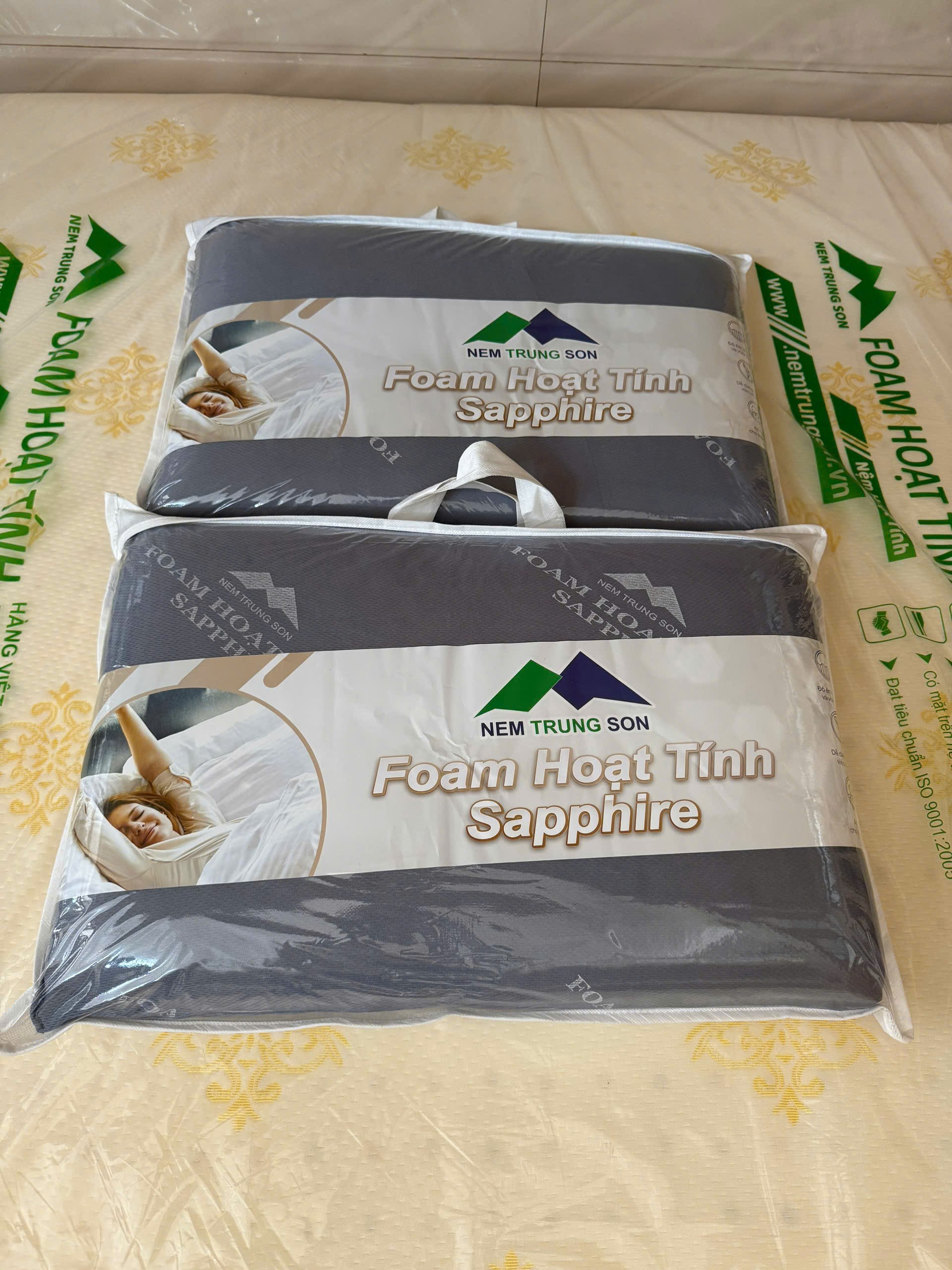 Gối Foam Hoạt Tính Sapphire