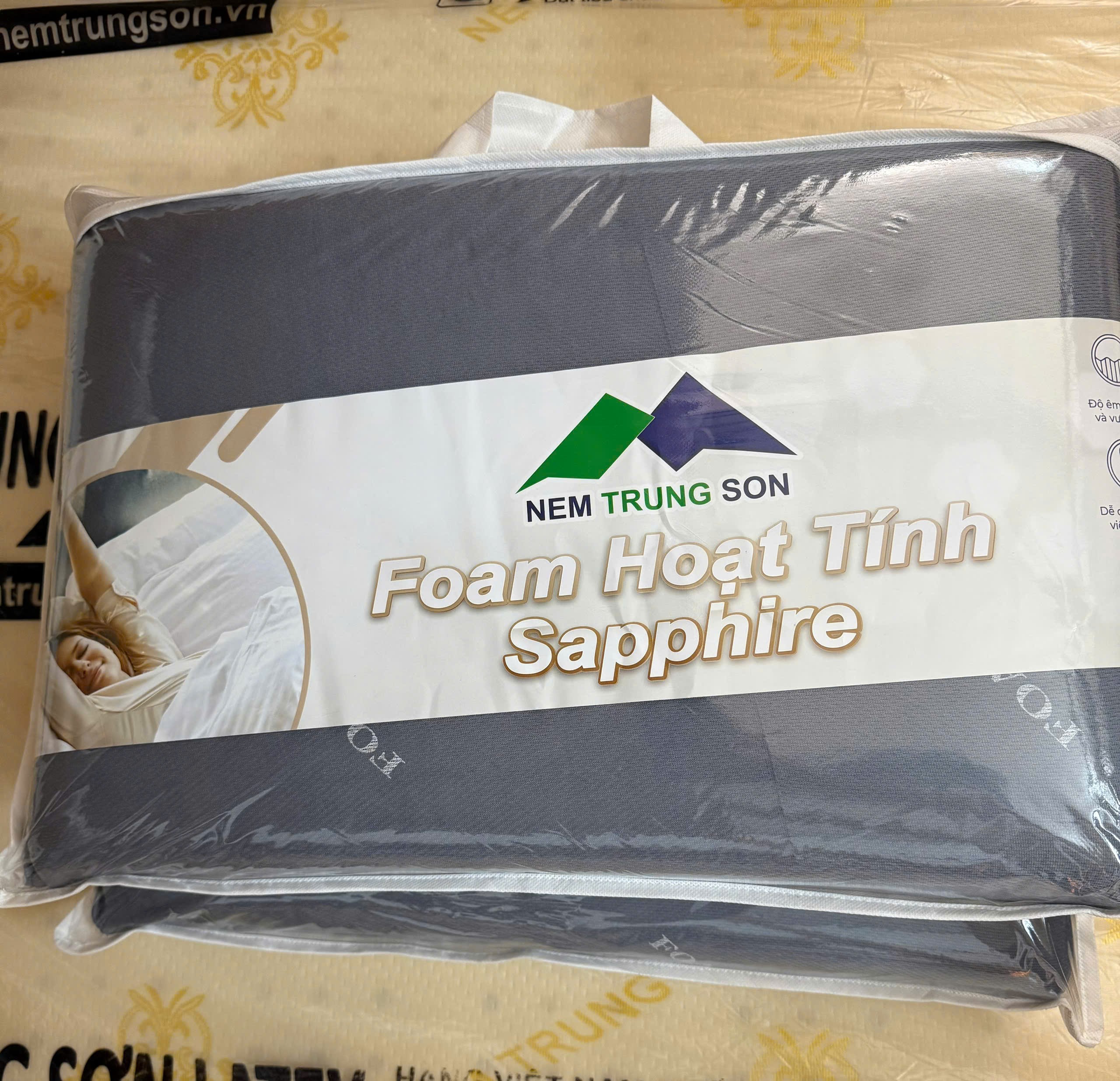 Gối Foam Hoạt Tính Sapphire