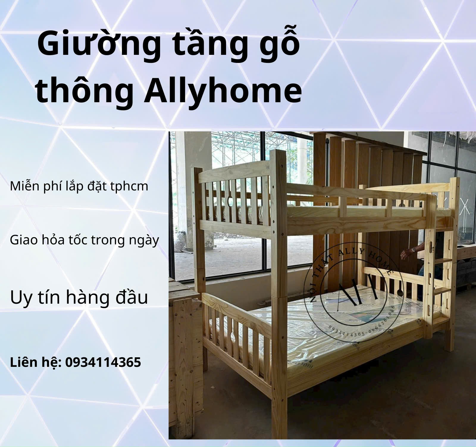 giường tầng cho phòng trọ giá rẻ