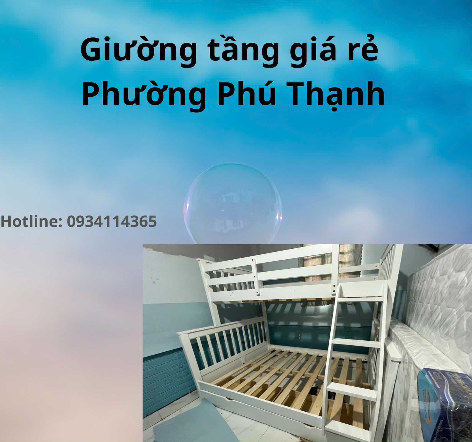 giường tầng giá rẻ phường phú thạnh