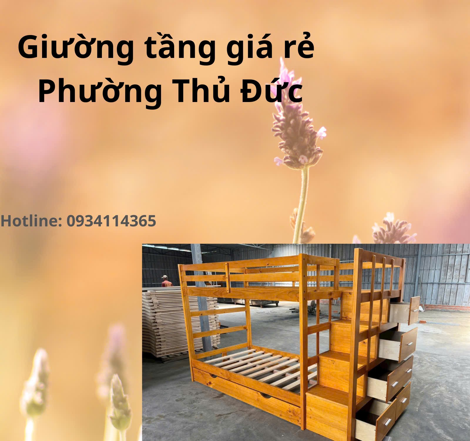 giường tầng giá rẻ phường thủ đức