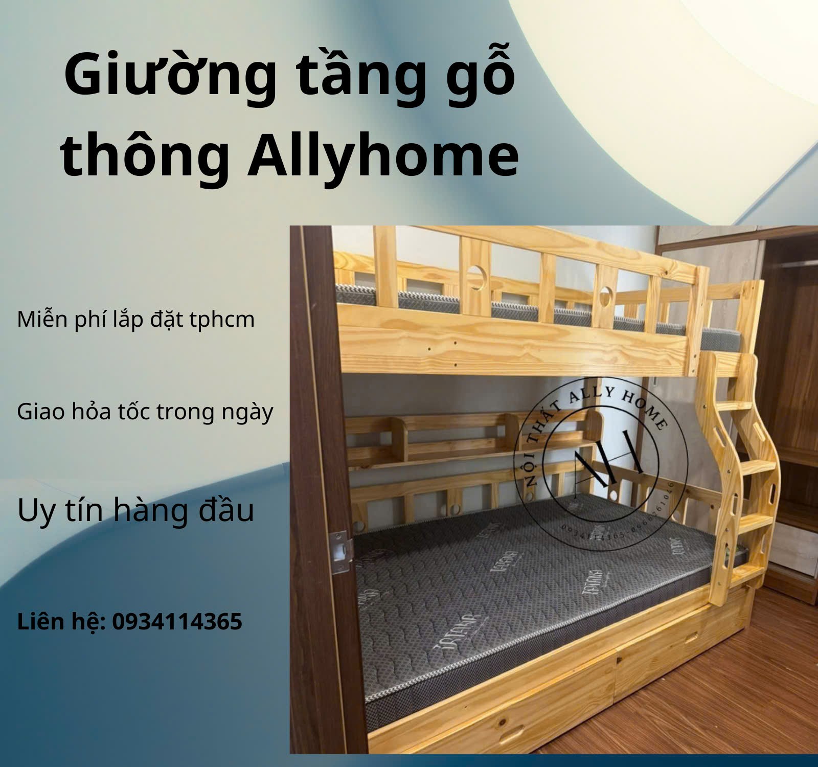 Giường tầng TPHCM địa chỉ mua hàng uy tín nhất