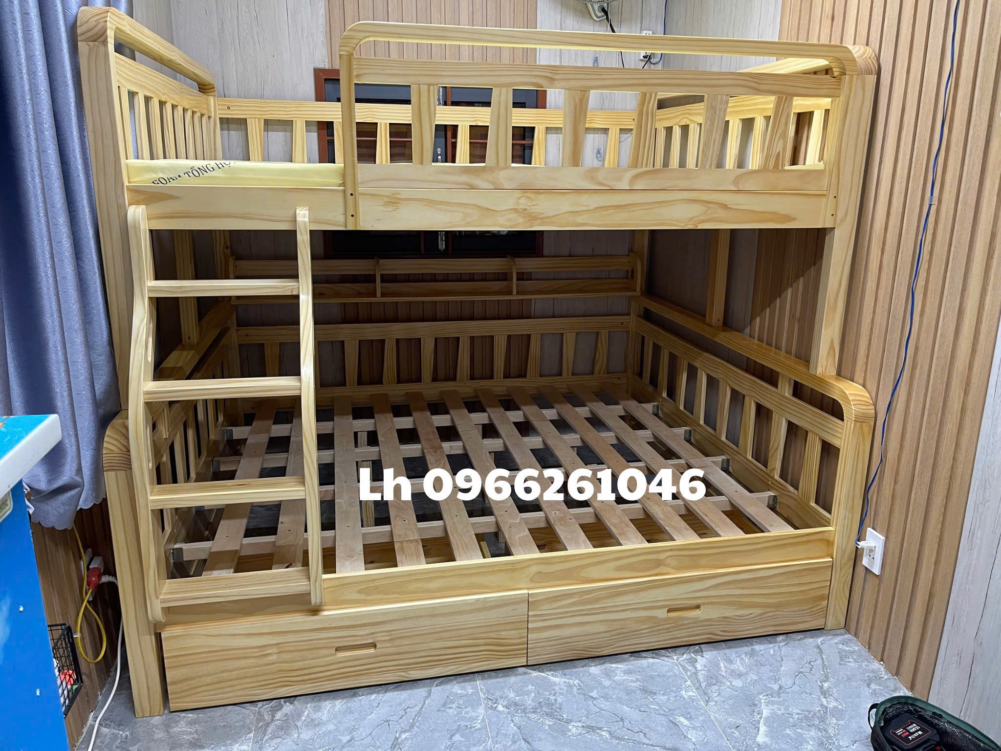 Giường tầng trẻ em giá rẻ mẫu mới 