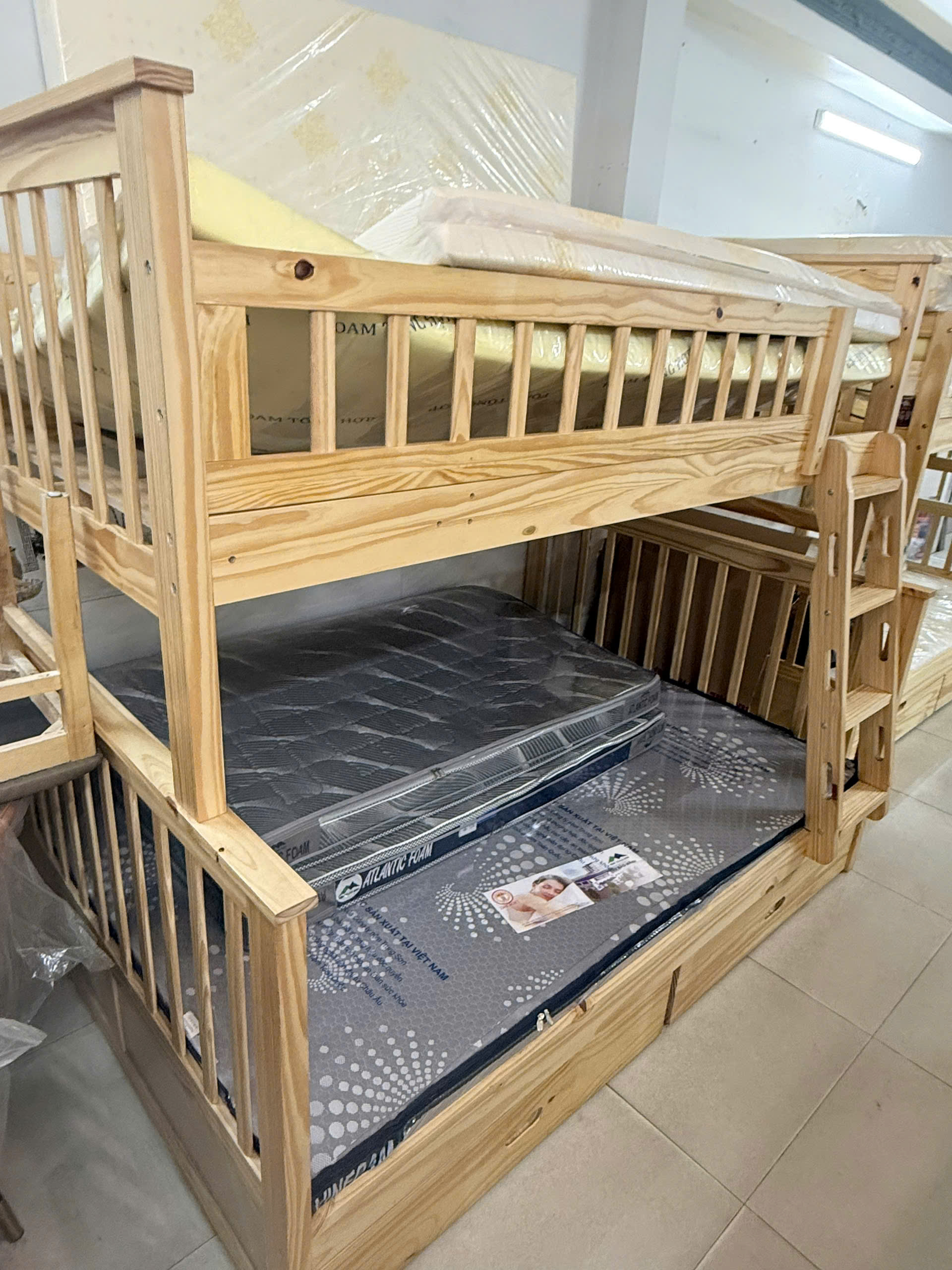 Giường tầng trẻ em giá rẻ phong cách Hàn Quốc
