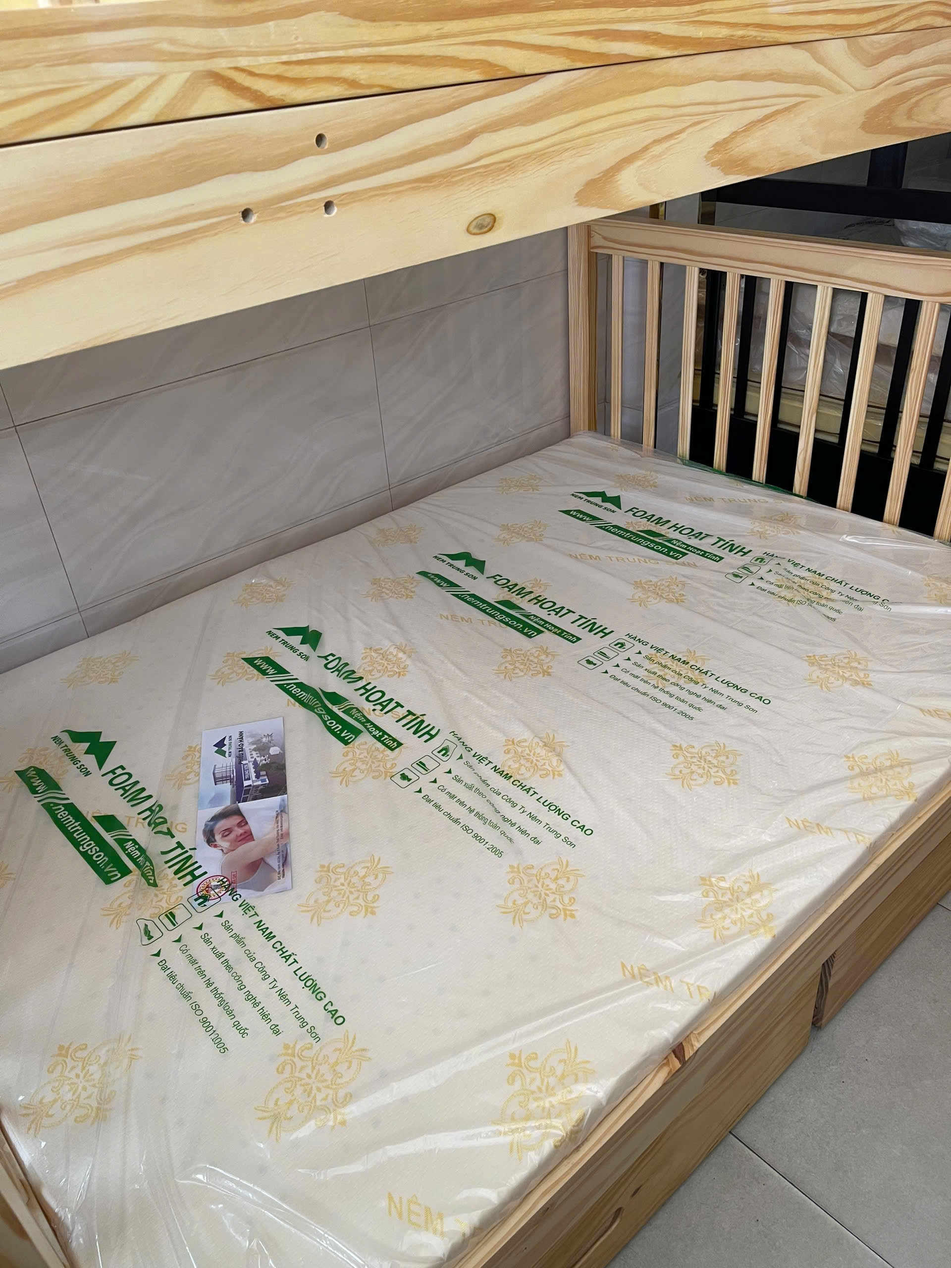 Nệm foam hoạt tính tốt cho cột sống